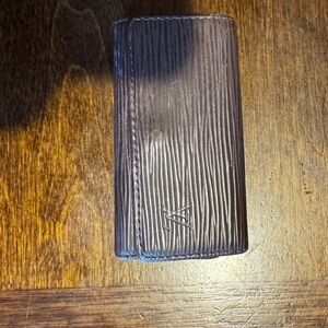 USED Louis Vuitton Epi Leather Brown Key Holder